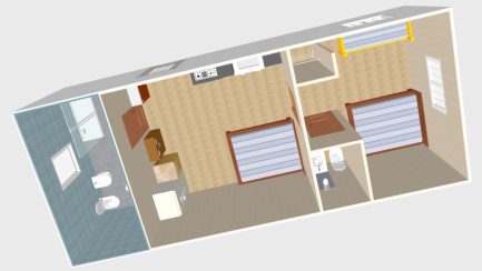 Vista 3D Villa Superiore